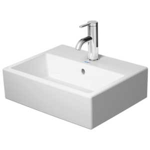 Vero Air tvättställ från duravit med en kromad blandare.