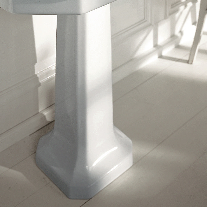 1930 porslinspelare till tvättställ från Duravit i en klassisk design.