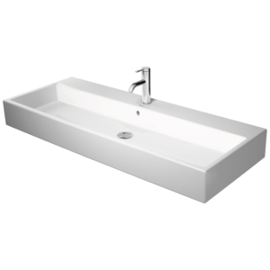 Vero Air tvättställ från Duravit med en kromad blandare.