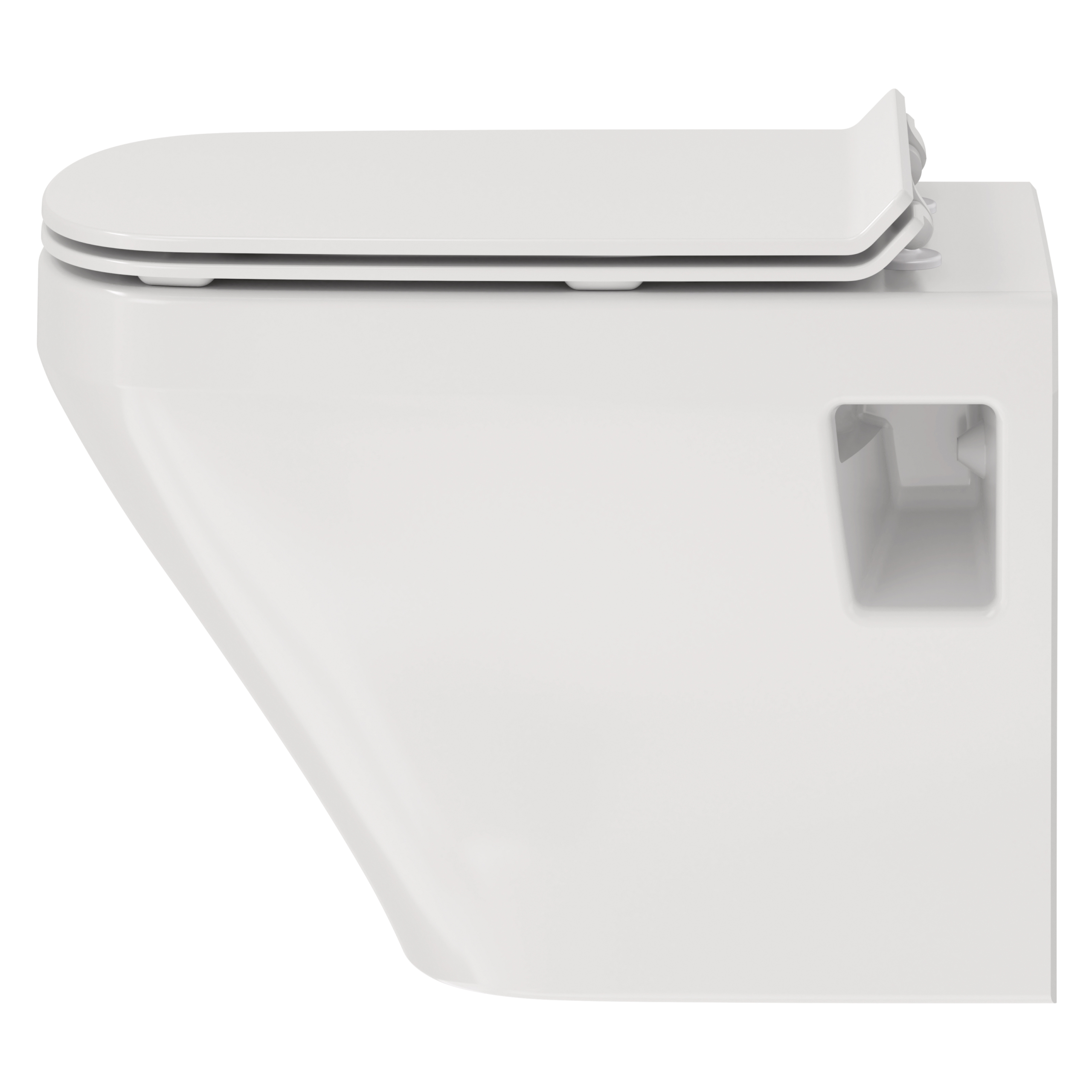 DuraStyle Rimless Compact vägghängd toalett.