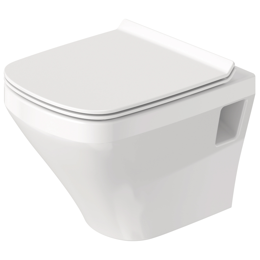DuraStyle Rimless Compact vägghängd toalett.