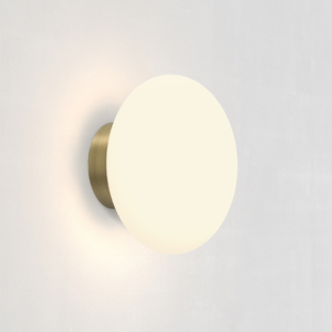 Rund vägglampa Zeppo wall med mjukt ljus från Astro