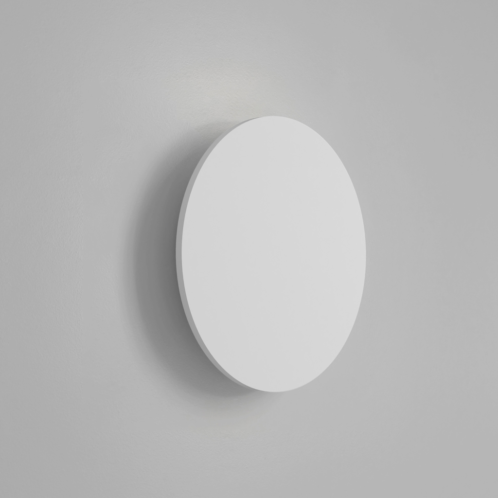 Eclipse målningsbar vägglampa i gips.