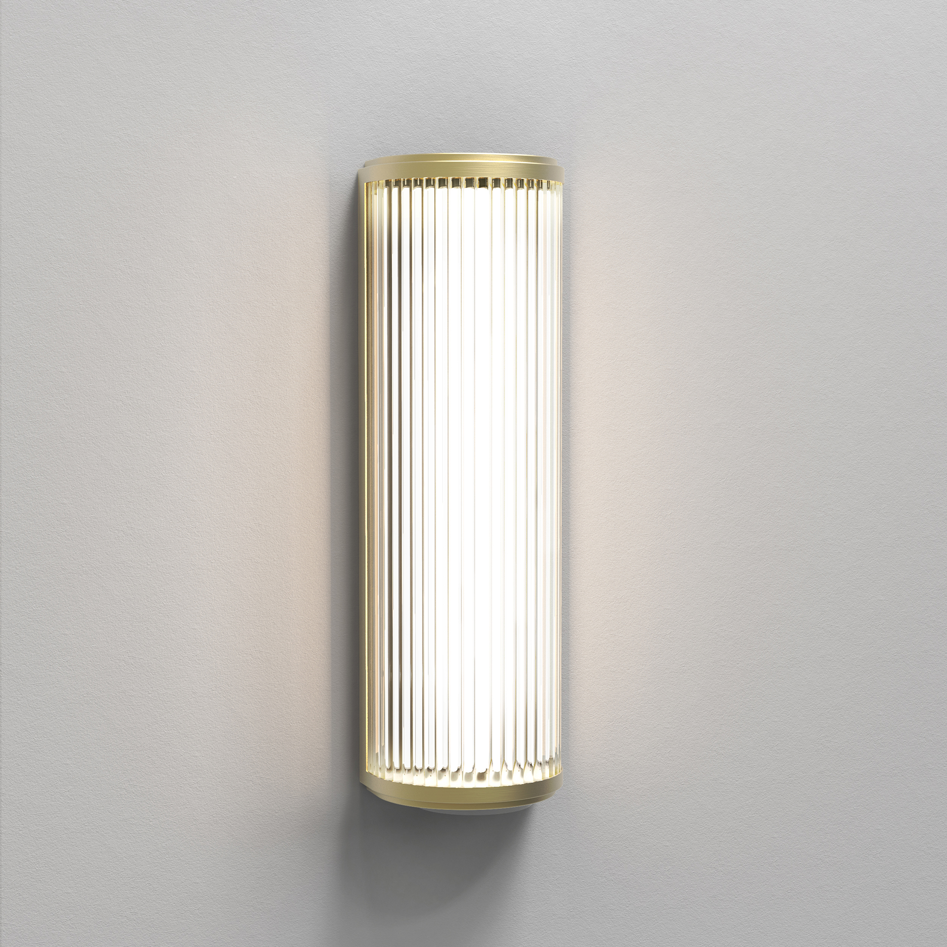 Versailles 400 Phase Dimmable vägglampa på en vägg.