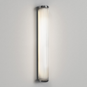 Versailles 600 vägglampa med ribbat glas.