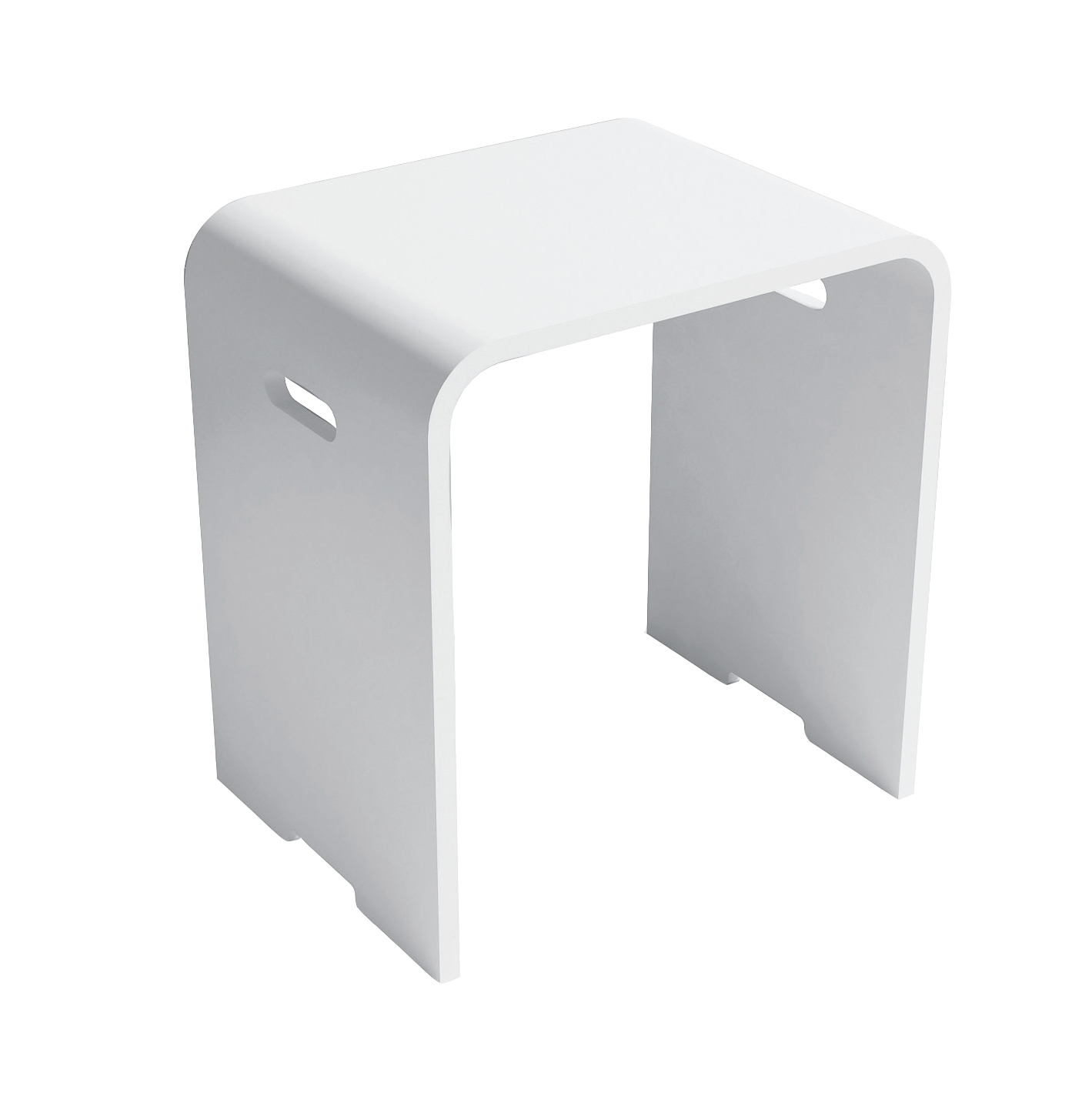Cube pall i kompositmaterialet solid surface.
