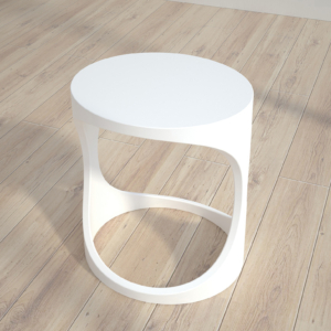 Elips pall i solid surface.