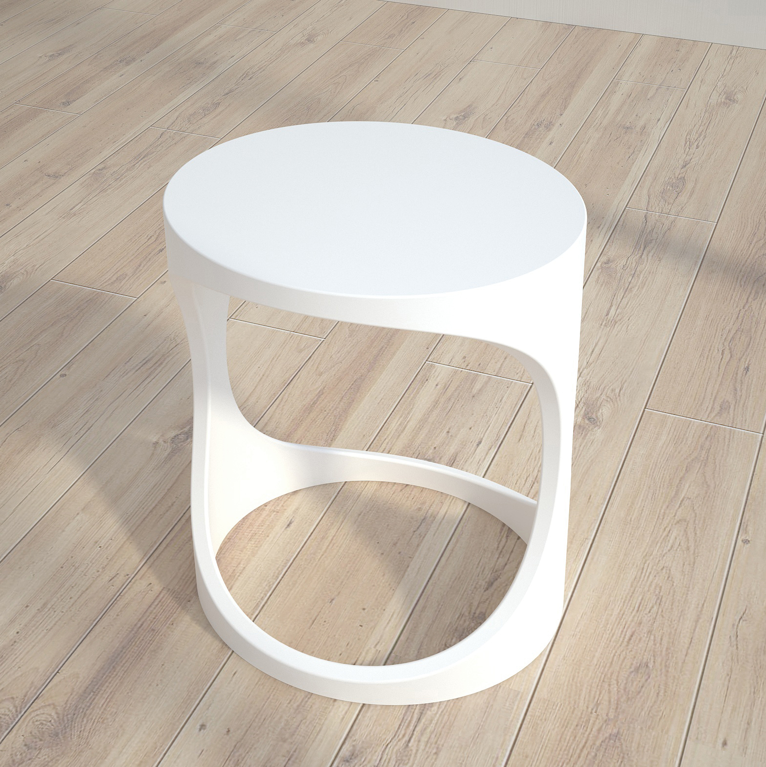 Elips pall i solid surface.