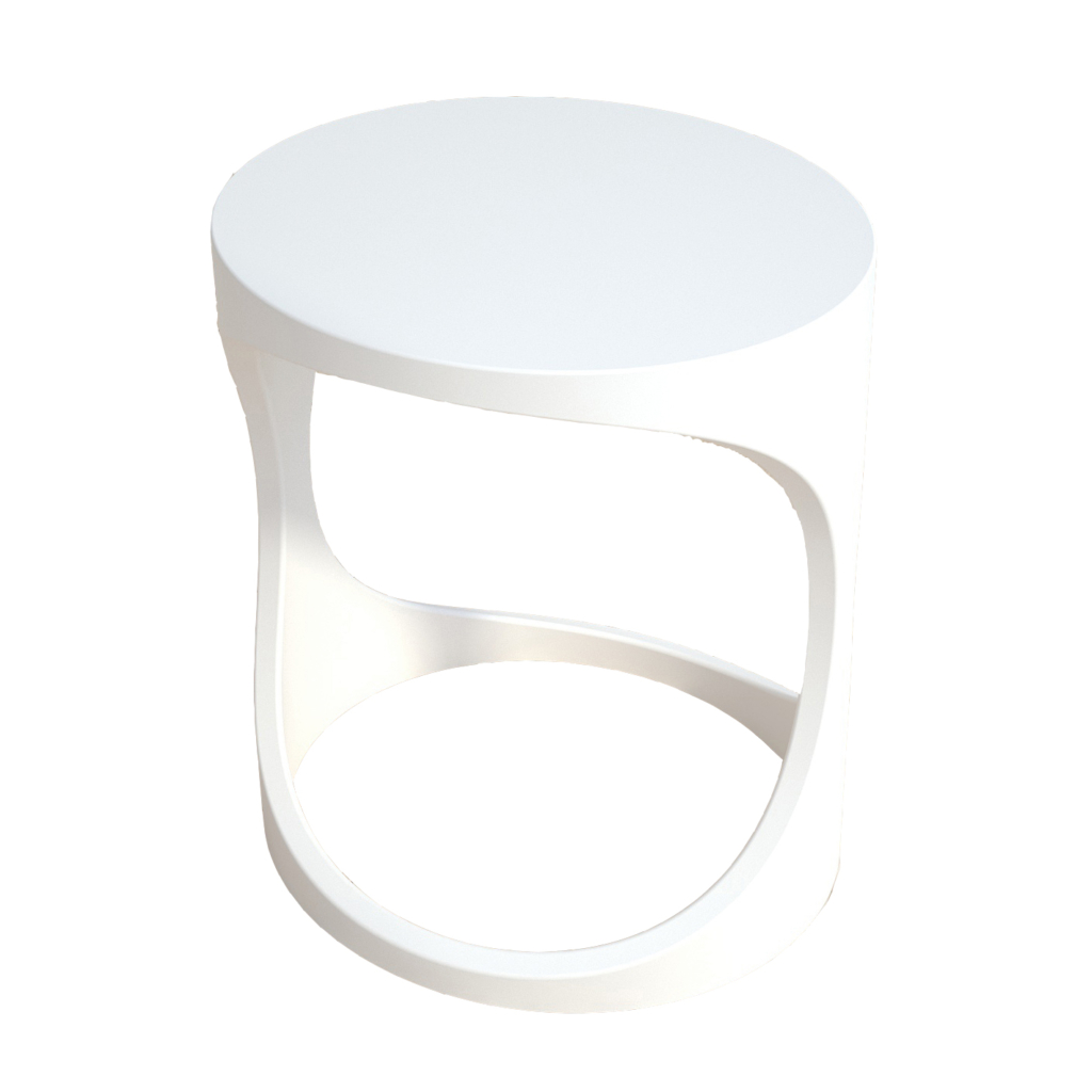 Elips pall i solid surface.
