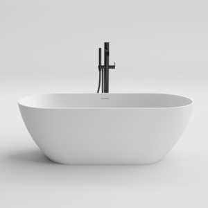 Soft fristående badkar i materialet Solid surface från LH.