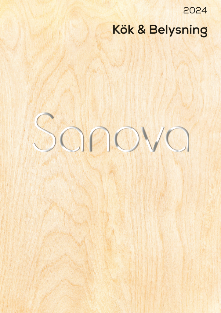 Omslag till Sanovas Kökskatalog för 2024.