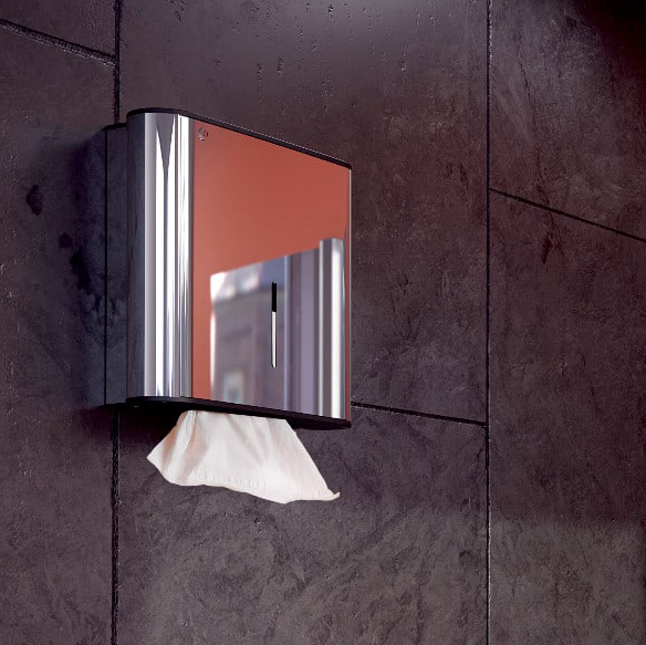 Hållare för pappershanddukar.