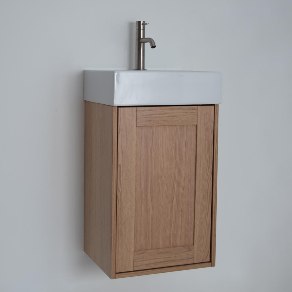 Spiken 390 tvättställsskåp med tvättställ och blandare