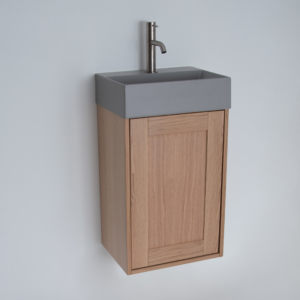 Spiken 390 tvättställsskåp med tvättställ och blandare