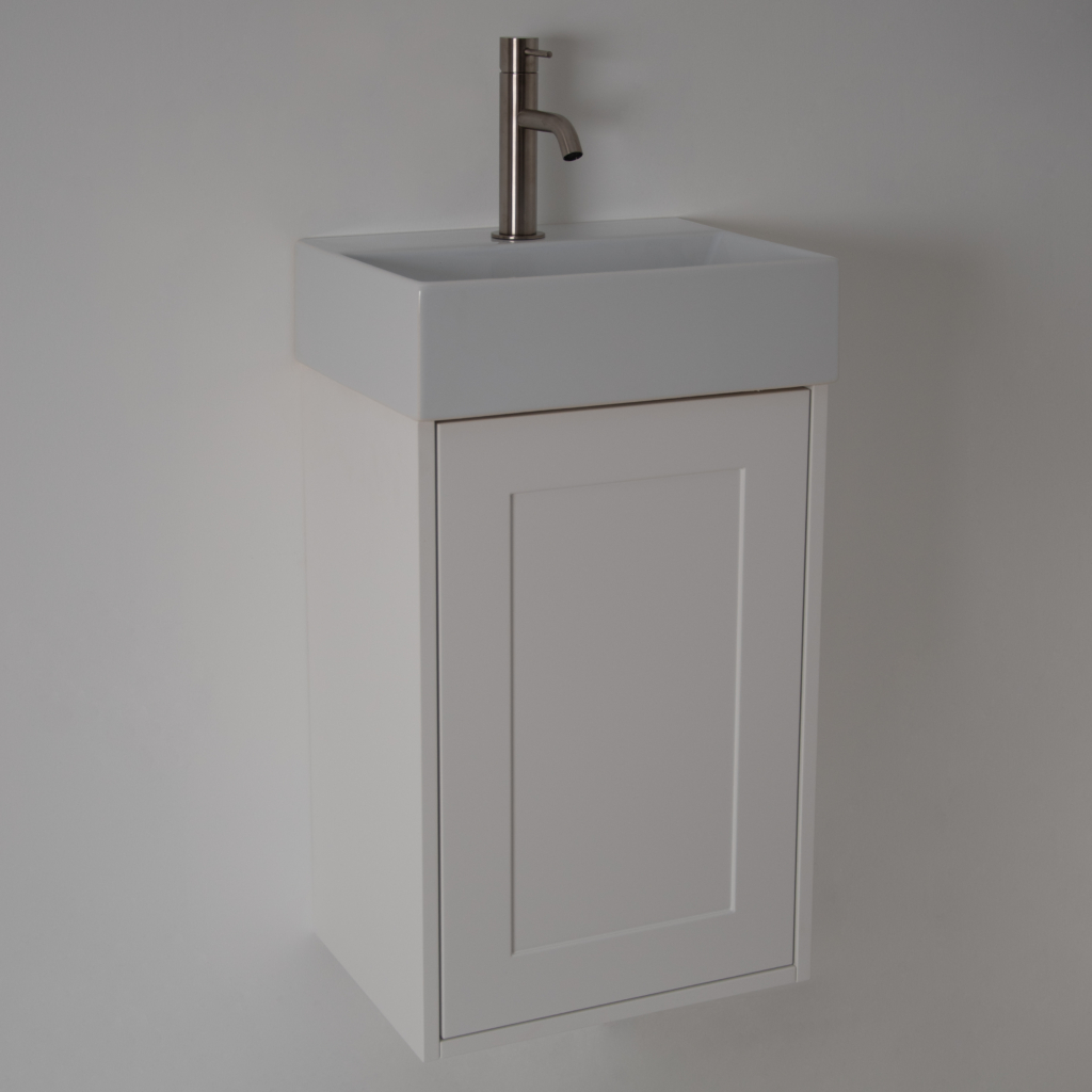 Spiken 390 tvättställsskåp med tvättställ och blandare