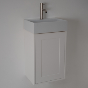 Spiken 390 tvättställsskåp med tvättställ och blandare