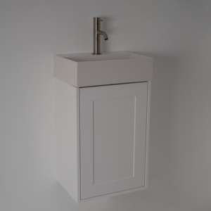 Spiken 390 tvättställsskåp med tvättställ och blandare