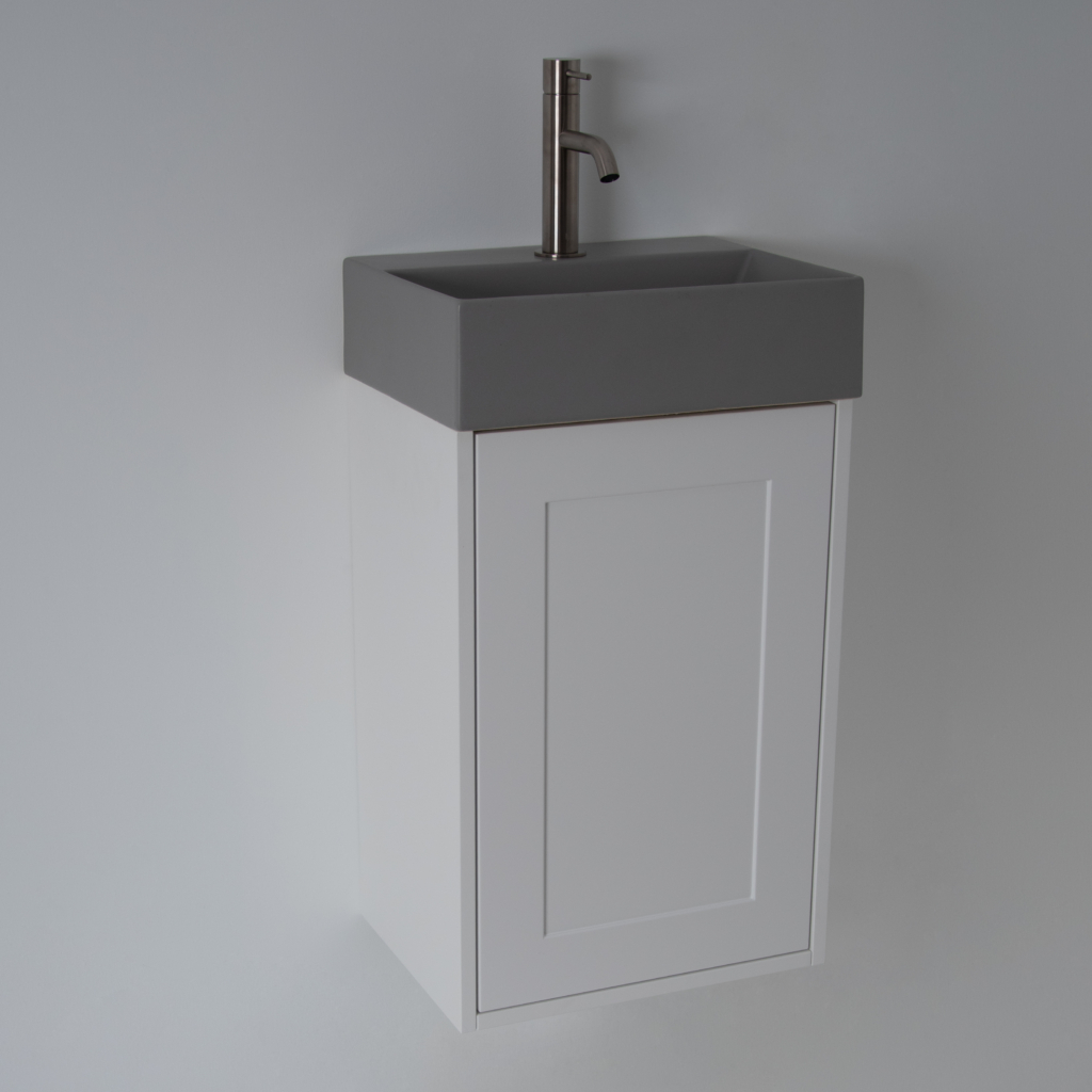 Spiken 390 tvättställsskåp med tvättställ och blandare