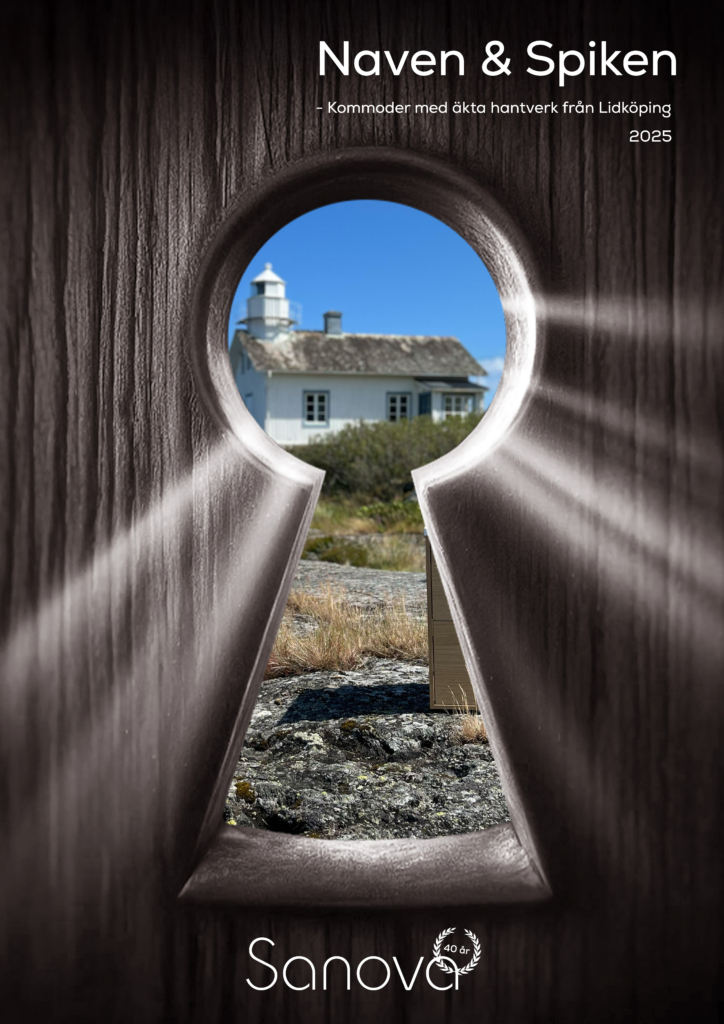 Naven & Spiken kommodkatalog framsida.