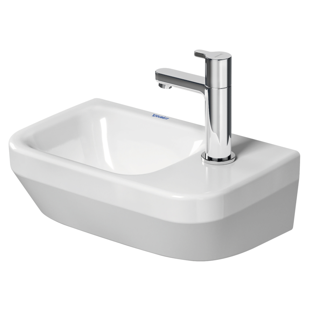 No.1 hörntvättställ med en blandare.