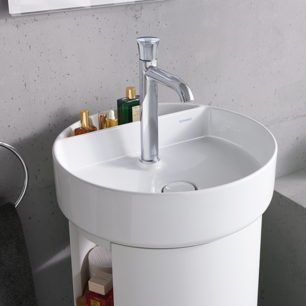 Bento runt tvättställ för bänk.