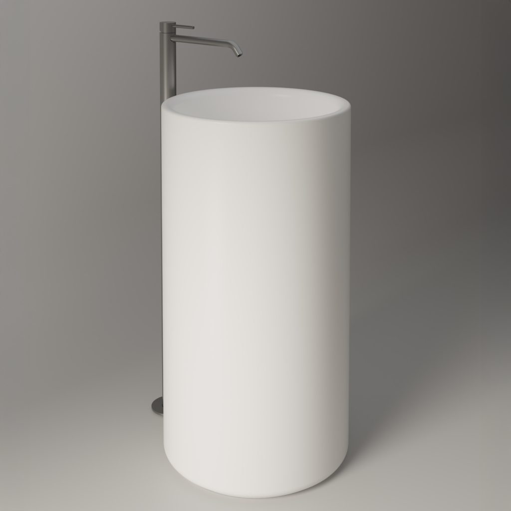 Torcello tvättställ golv.