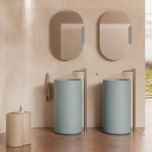 Torcello tvättställ golv.