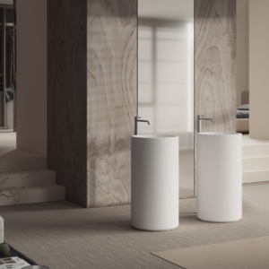 Torcello tvättställ golv.