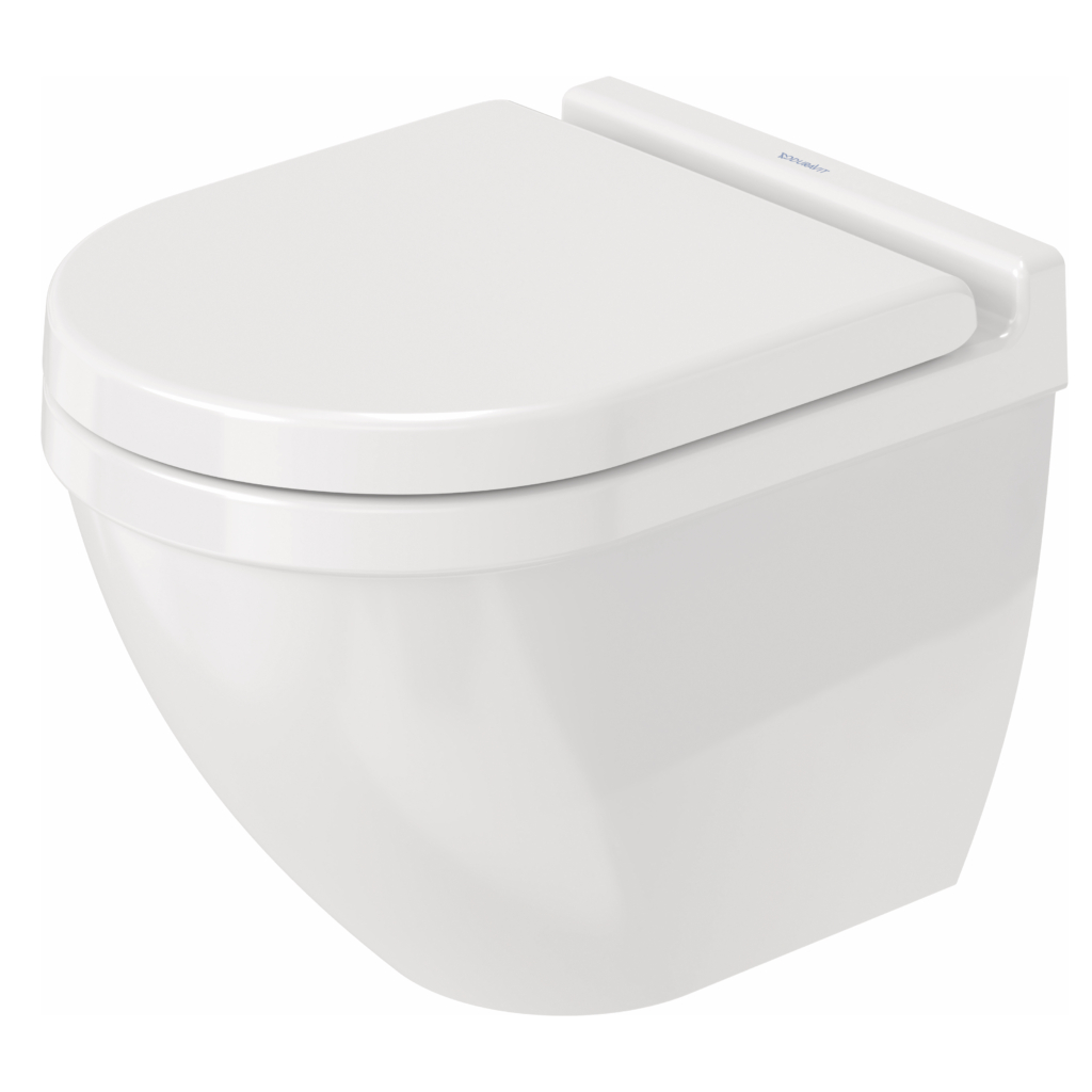 Starck 3 Rimless Compakt vägghängd toalett.