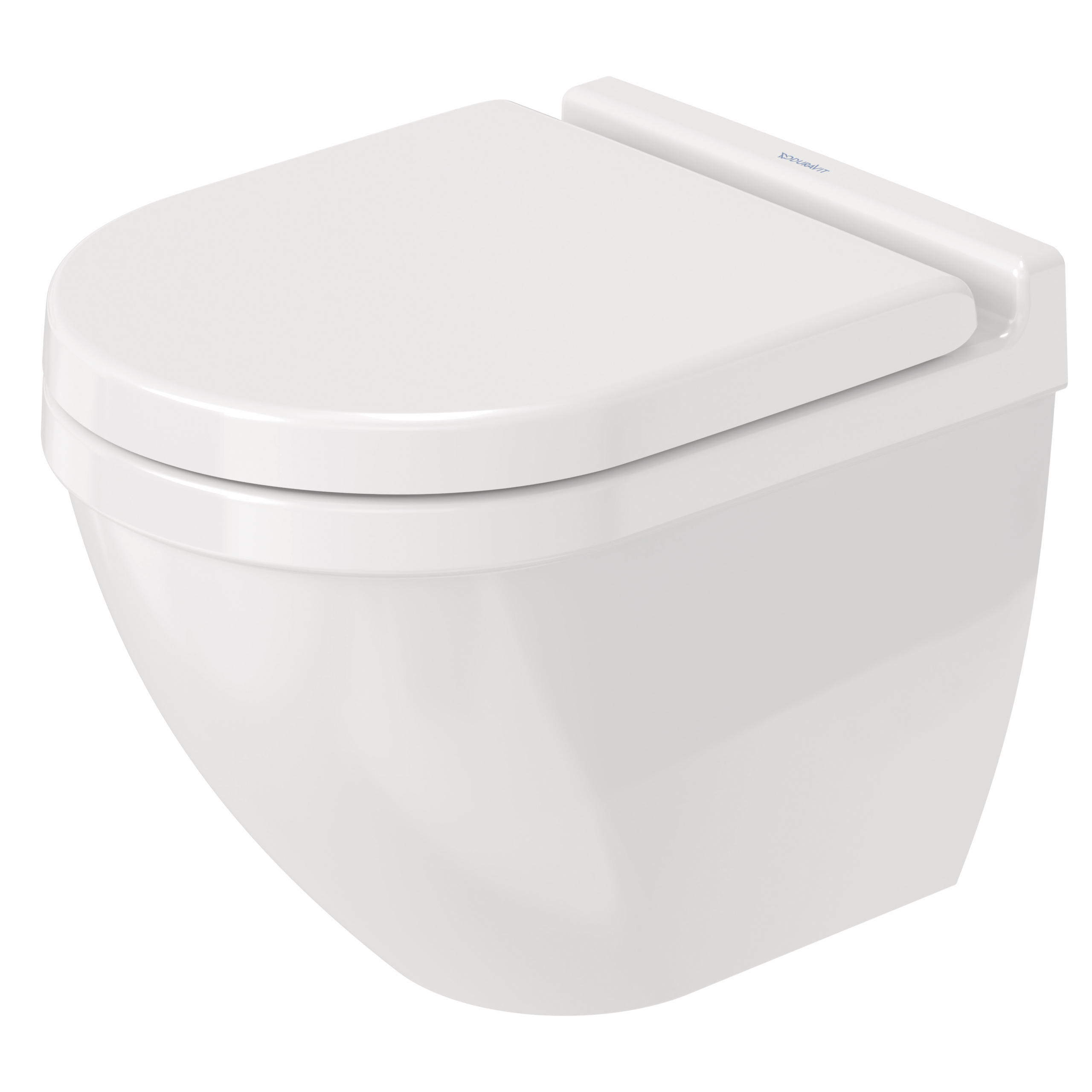 Starck 3 Rimless Compakt vägghängd toalett.