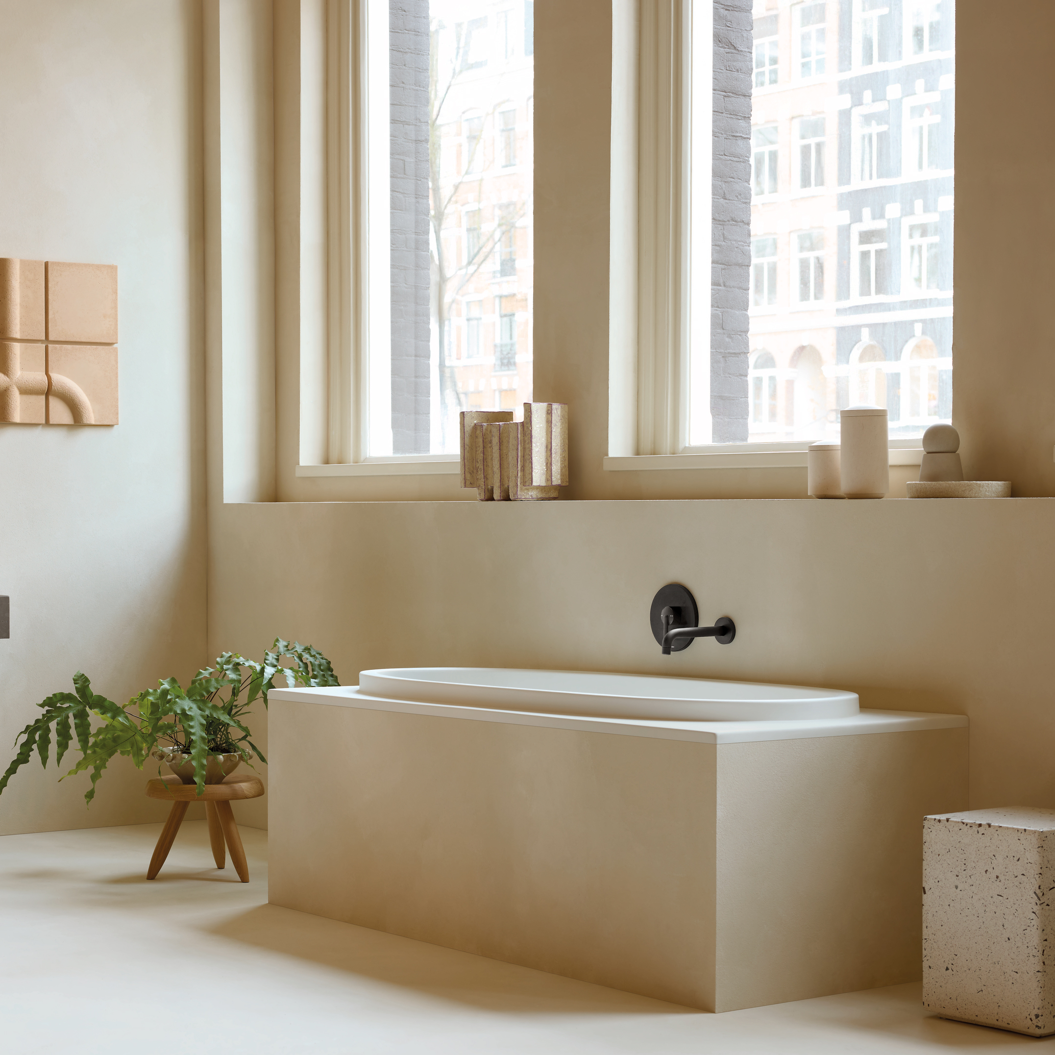 Balcoon badkar för inbyggnad i ett badrum.