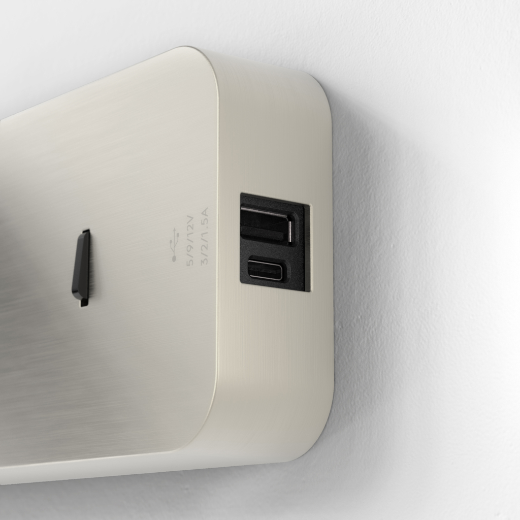 Enna Surface USB läslampa för vägg.